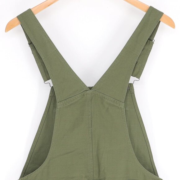 NWT SATURDAYS NYC Men's Sigrid Overalls Cotton Canvas Sage Green Size S - Picture 4 of 14